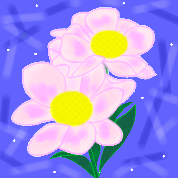 肥後シャクヤクの花 by ヤッホー ( PaintBBS NEO ) 