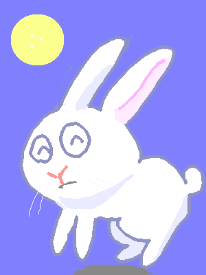 ウサギ   by ジロー 300 x 400