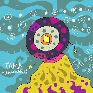 「TAMA」 イラスト/monomix86 (じっくりお絵かき掲示板)