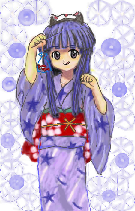 kimono by mososa ( PaintBBS ) 