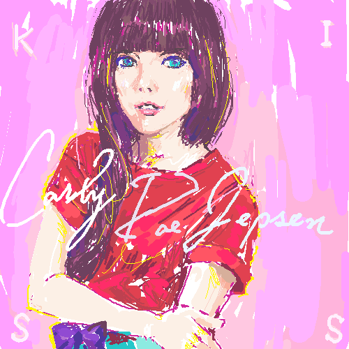 Carly Rae Jepsen♪ by scramb924 ( PaintBBS NEO ) 