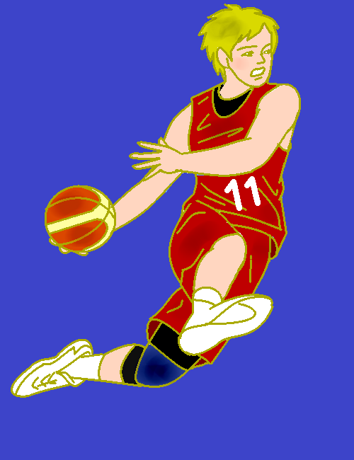 バスケットボール by ヤッホー ( PaintBBS NEO ) 
