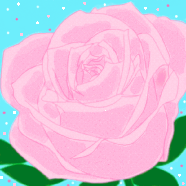 薔薇の花   by ヤッホー 600 x 600