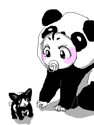 熊猫族～幼馴染～   by YBスマホ 300 x 400