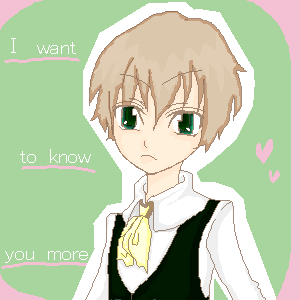 「?　want  to  know  you  more」イラスト/砂2007/03/10 18:31