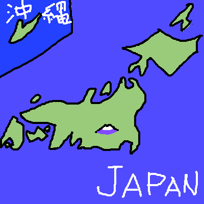 日本地図  by ジロー 400 x 400