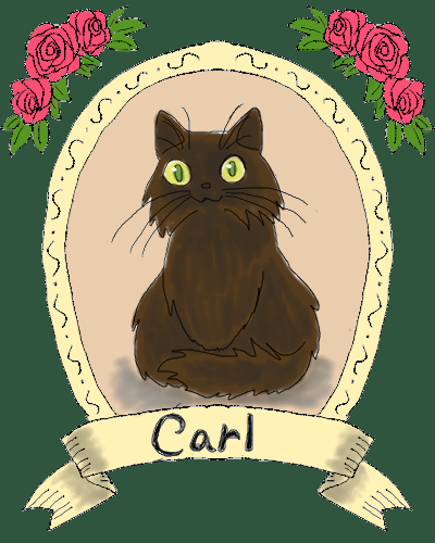 「猫のカール」 イラスト/ぐるぐるめー (練習用お絵かき掲示板)